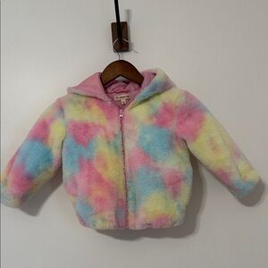 Tucker + Tate Pastel Tie-Dye Fleece Jacket